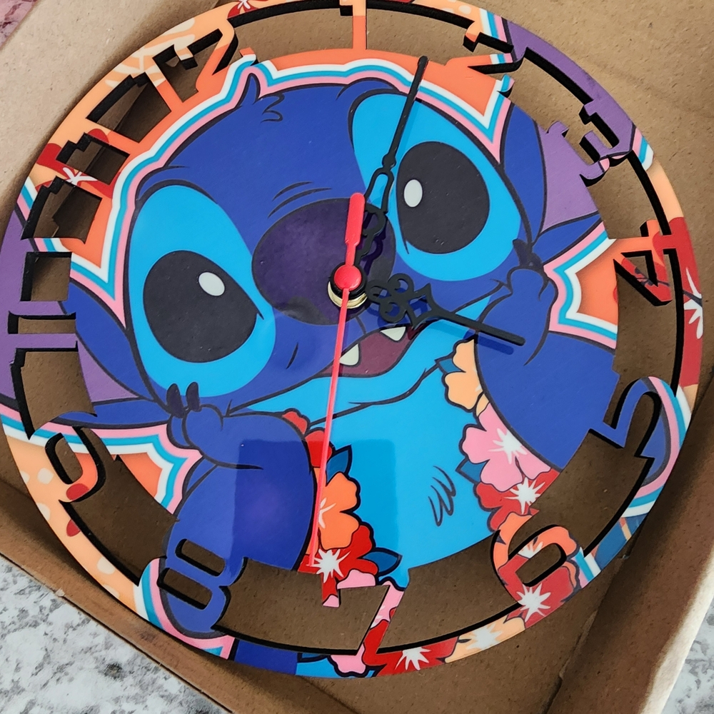 Taylor Stitch Colorful Kids Wall Clock